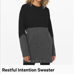 Lululemon Long 2 Tone Sweater